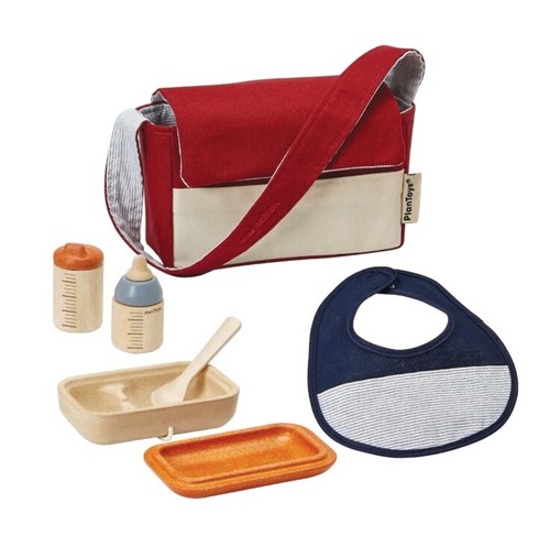 Doll feeding set - wooden, toys