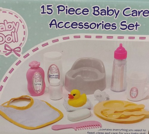 15pc baby doll accessories - 15pc,