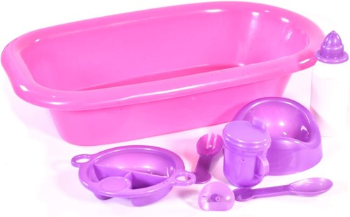 8pcs baby doll - baby, bottle