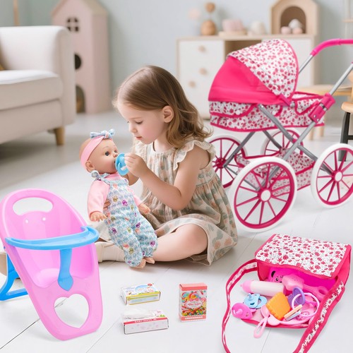 Soft baby doll toy - girl,
