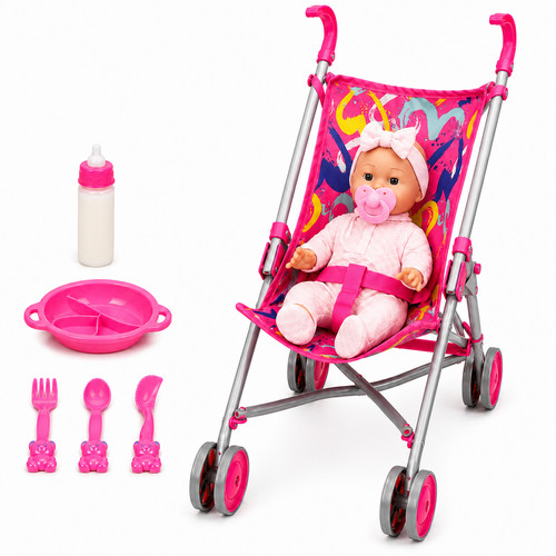 Baby doll with - doll, foldable