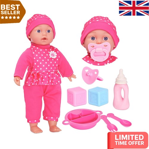 30cm soft talking baby doll - soft,