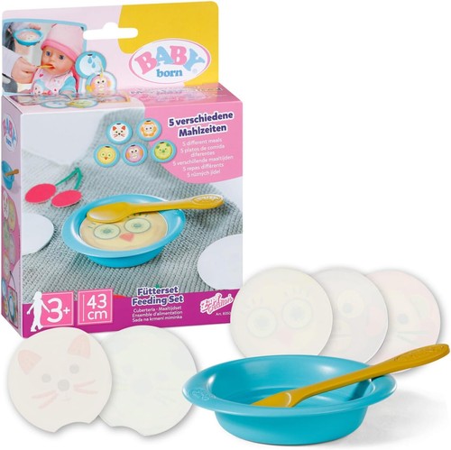 Baby born feeding set for - born,