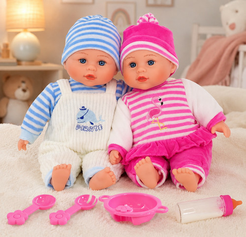 Twin baby doll girl boy - girl,