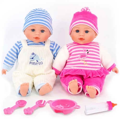 Twin baby doll girl - boy, bibi