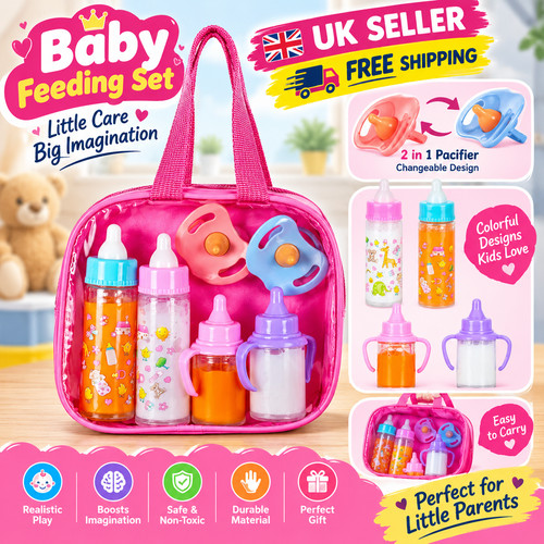 Magic milk bottle baby doll - milk,