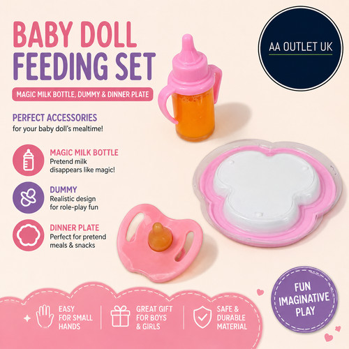 Aolso baby doll feeding - doll, set