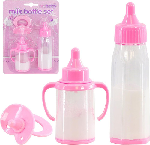 Magic milk bottle cup and - milk,