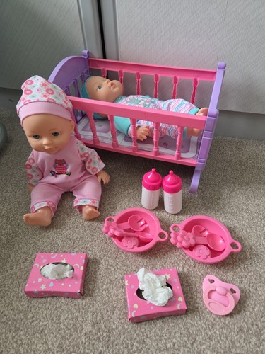 Baby doll rocking cot - rocking,